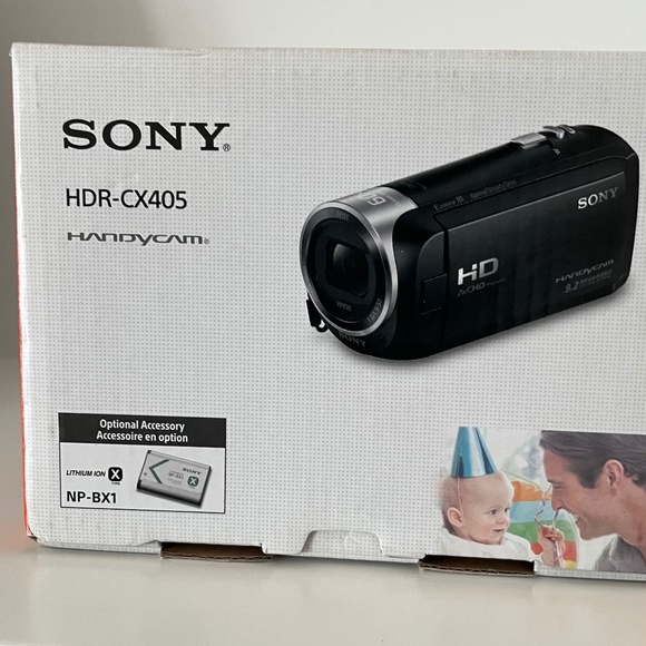 Sony - HDRCX405 HD Video Recording Handycam Camcorder - Picture 1 of 5